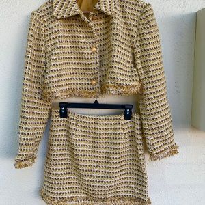 Tweed Jacket / Skirt Set